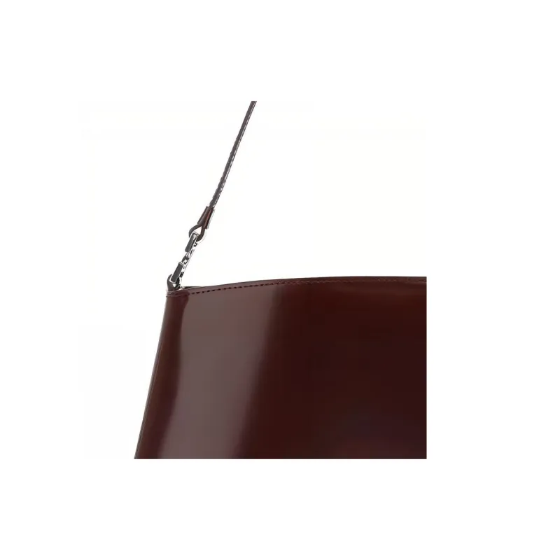 LOW CLASSIC Leather One Shoulder Handbag Women's Grape-2