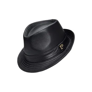 PIERRE CARDIN Cow Leather Top Hats Men's