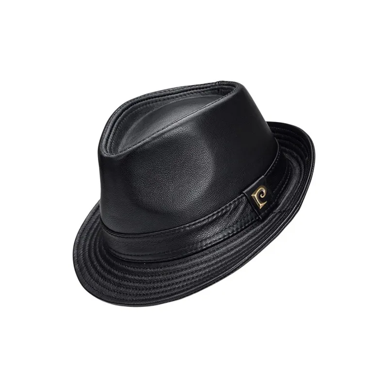 PIERRE CARDIN Cow Leather Top Hats Men's-0