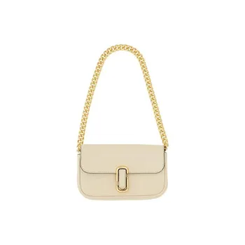 MARC JACOBS Leather Crossbody Bag, Shoulder Bag Mini Women's Cloud White