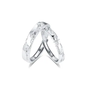 7℃ 999 Fine Silver Rings Unisex