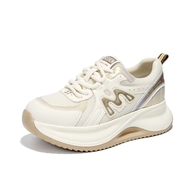 Xiangxiangli Lightweight Height Increasing Low-Top Chunky Sneakers Women's-5