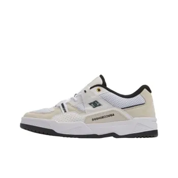 DC Shoes Construct Low Top Skateboard Shoes Men's White