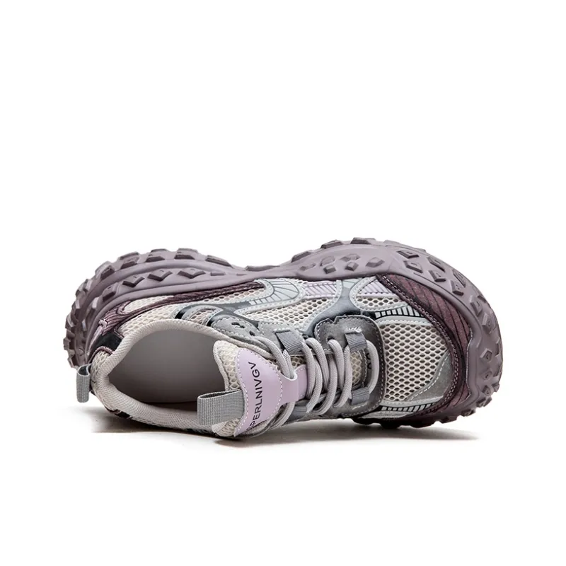 Chibang Height Increasing Low-Top Chunky Sneakers Women's-3