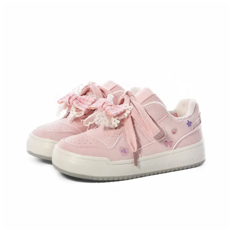 UNIITY Low-Top Skateboard Shoes Women's Pink-14
