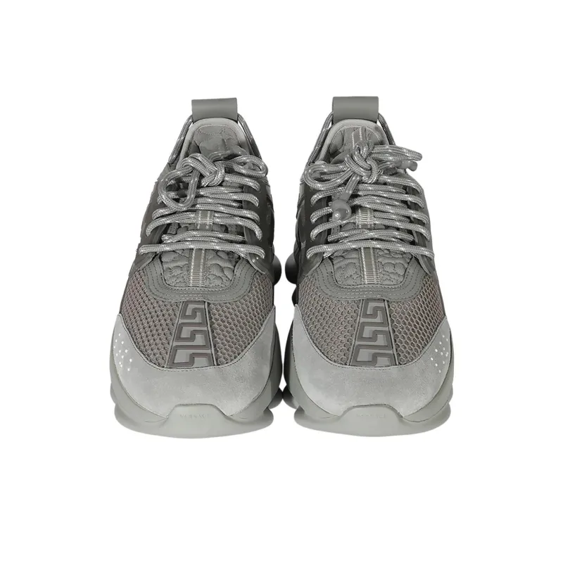 FANSIZHE Chain Reaction Low Top Casual Shoes Men's Brown-2