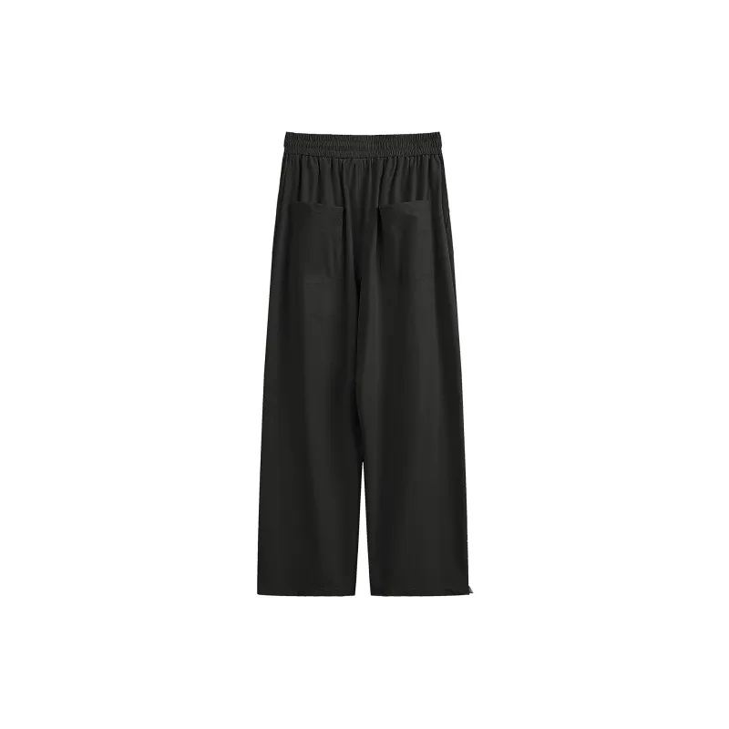 ICH MODE Casual Pants Unisex Burgundy-19