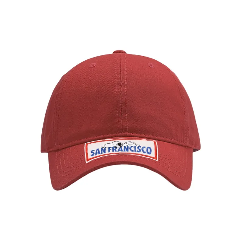 SNOOPY Cotton Baseball Caps Unisex-6