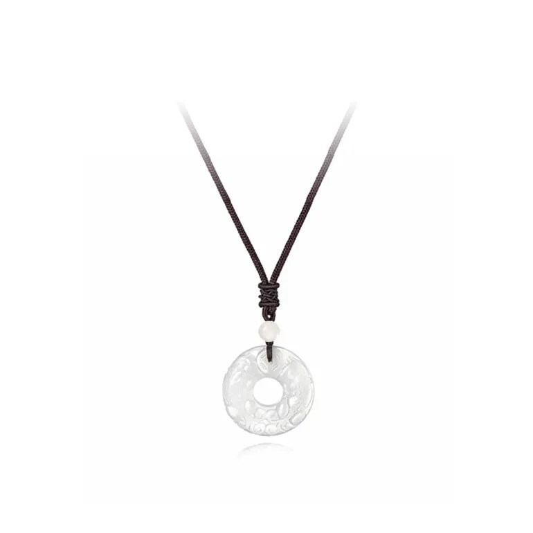 Ancient Jewelry Chalcedony Necklaces Unisex-0