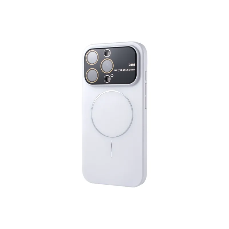 DEPA PC Material Fully Enclosed Large Lens Window Phone Cases Compatible With Apple 12/13/14/15/16 Series Minimalist-5