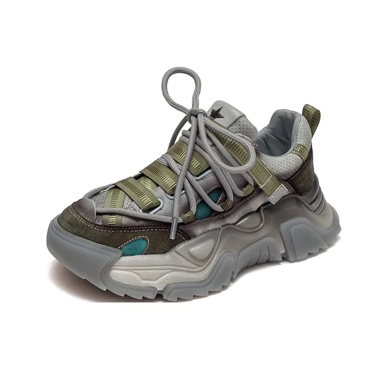 Chibang Height Increasing Low-Top Chunky Sneakers Women's-3
