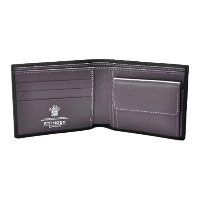ETTINGER Calfskin Wallet Men's Black-3