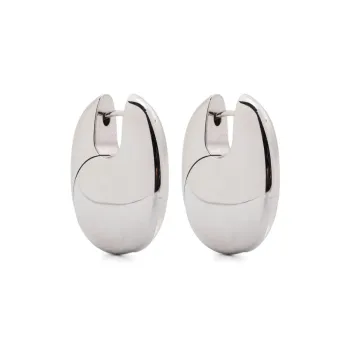 TOM WOOD Large Pebble Earrings