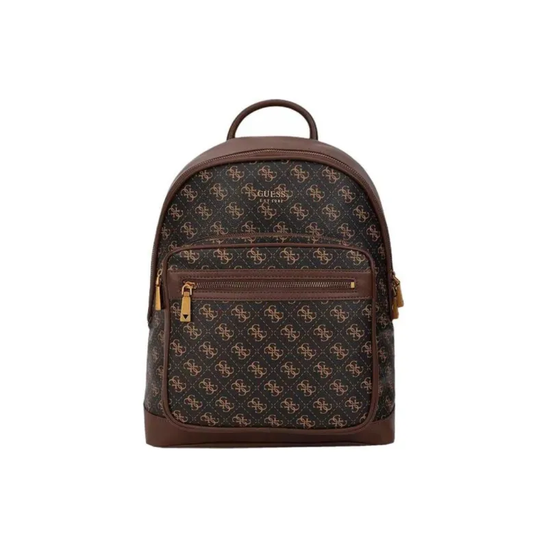 GUESS Keith Collaboration Artificial Leather Backpack Men's Brown-1