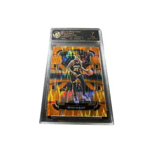 PANINI Suns Kevin Durant KD Holographic Card Orange Waterfall Fold RPA High Score Star Card Rare Card Graded Cards 1 Pc