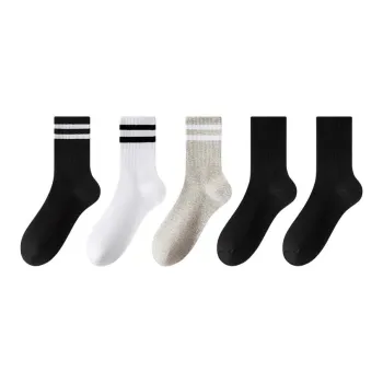 Urban Beauty Mid Calf Socks Unisex 5 Pack