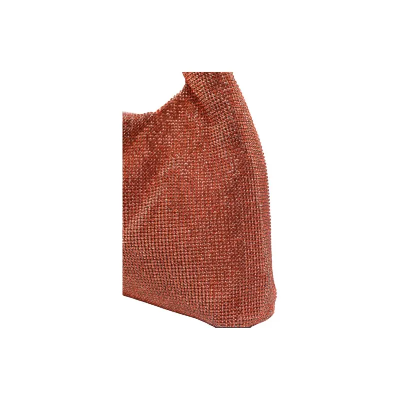 KARA Armpit Embellished Mesh Tote Bag-2