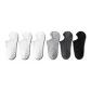 3 White+Light Gray+Dark Gray+Black[6 Pack]