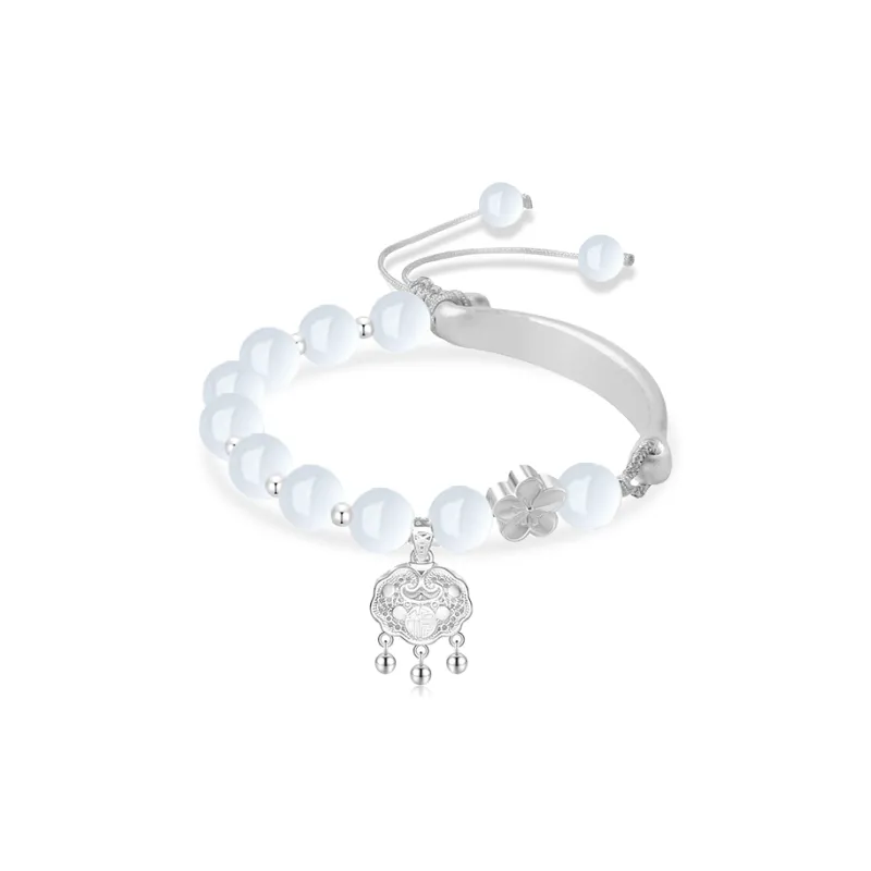 JOYDINNY S999 Fine Silver Bracelets Women's-0