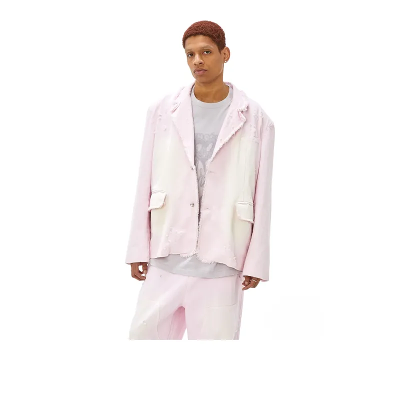 VANN VALRENCÉ Business Suit Unisex Light Pink-2