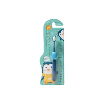 CHENYISHENG Kids Soft Bristle Toothbrush 2 12 Years Old Cartoon Penguin Baby Toothbrush
