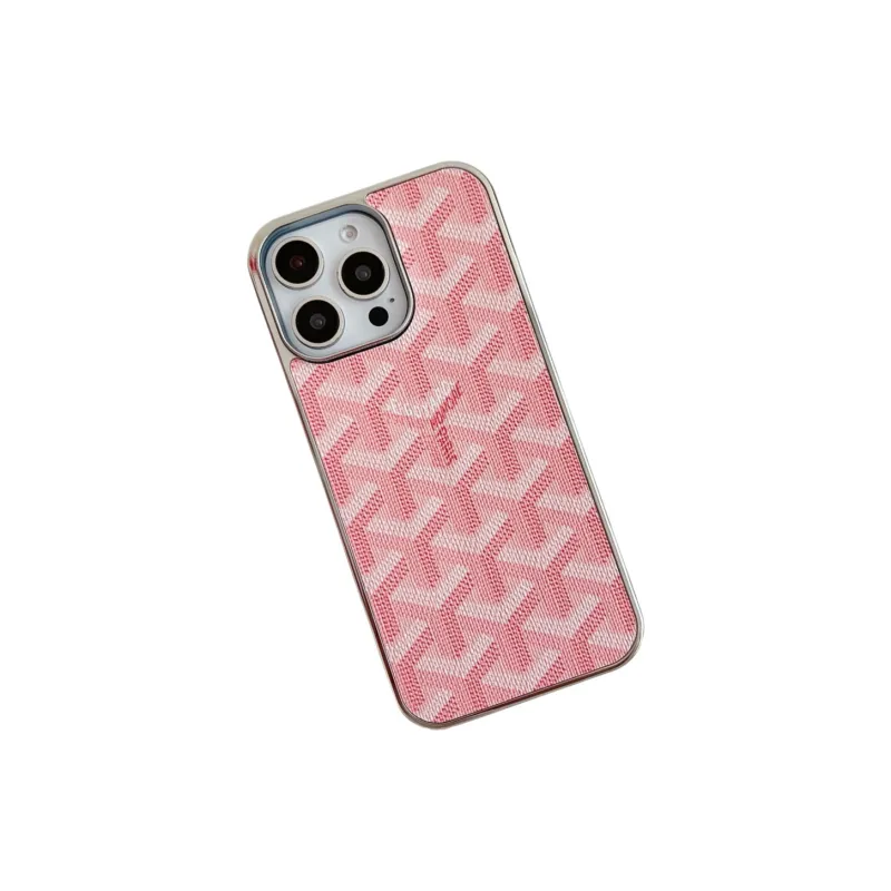 Koman TPU Material Electroplated Frame Dog's Teeth Goya Phone Cases Compatible With Apple IPhone 12/13/14/15/16/Pro/Mac-13