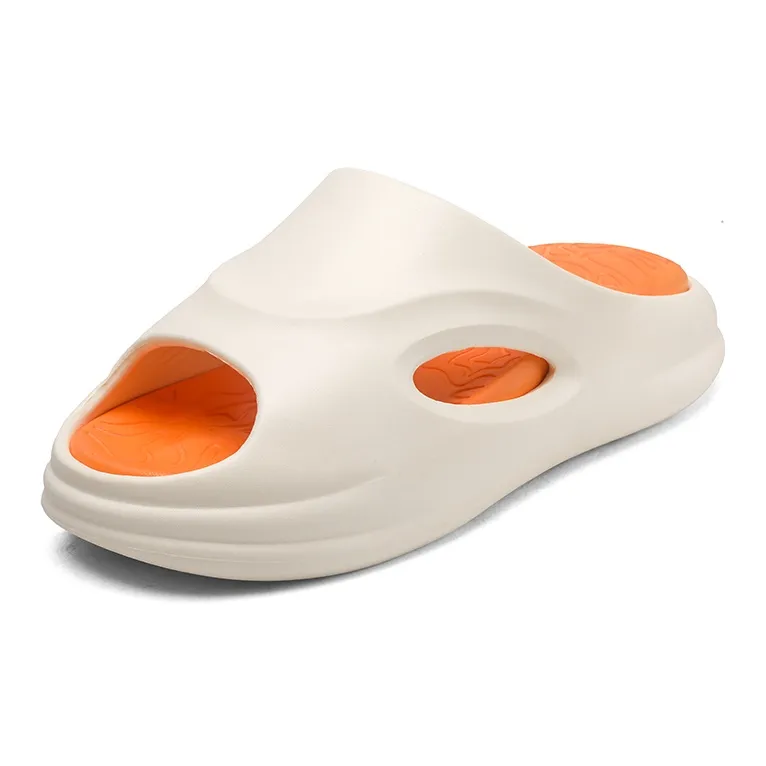 Le Drag Sandal Slippers White Black/Pure Black/Black Purple/Beige Orange-22