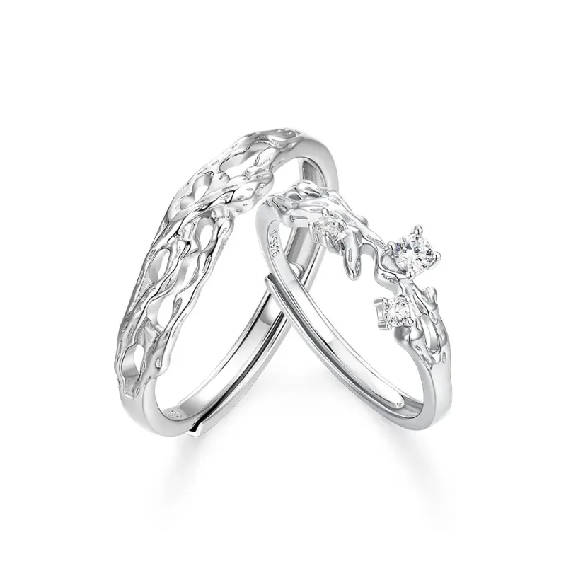 SUNFEEL S925 Silver Rings Unisex-0
