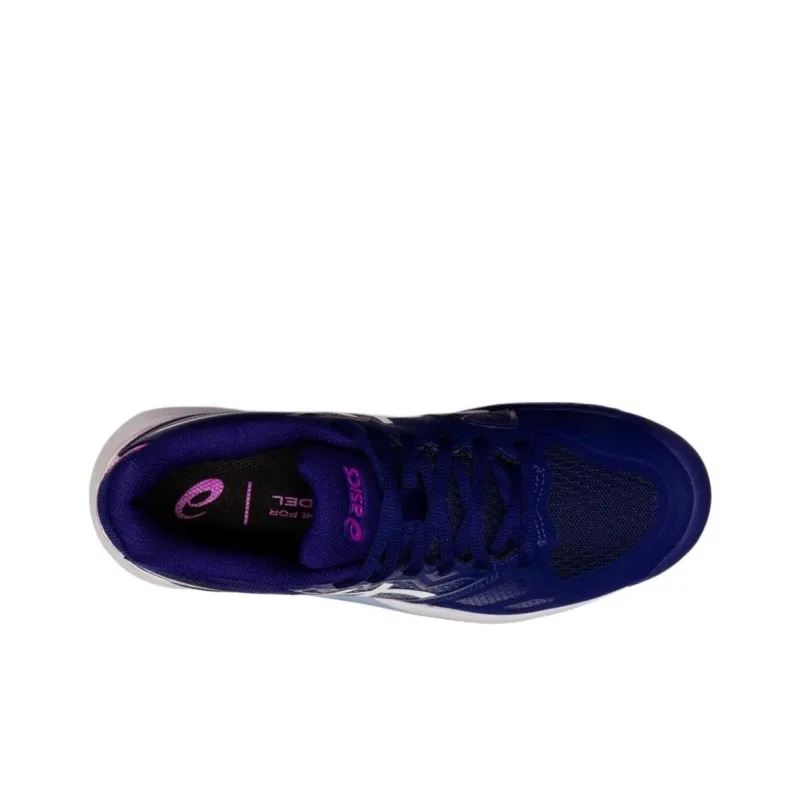 Asics Gel Challenger 13 Anti Slip Wear Resistant Low Top Tennis Shoes Women's Blue White-2
