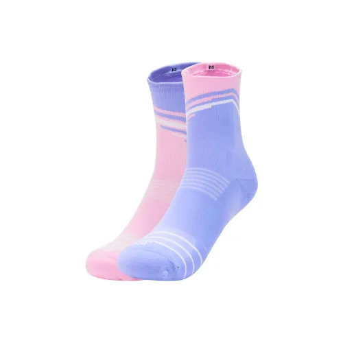 361° Running Socks Unisex 1 Pack Fluorescent Virtual Pink/Fluorescent AI Purple