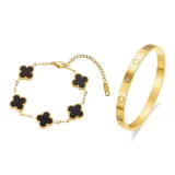 Lucky Four-Leaf Clover Collection (Black)