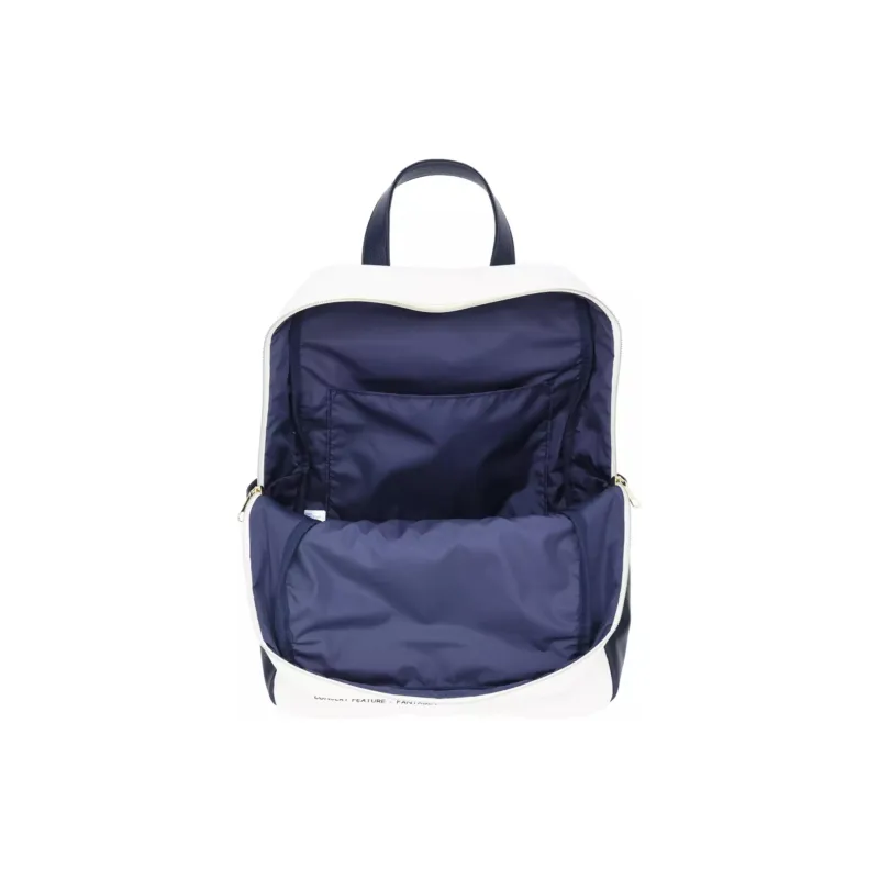 Disney Mickey Series Canvas Backpack Women's White & Blue-2