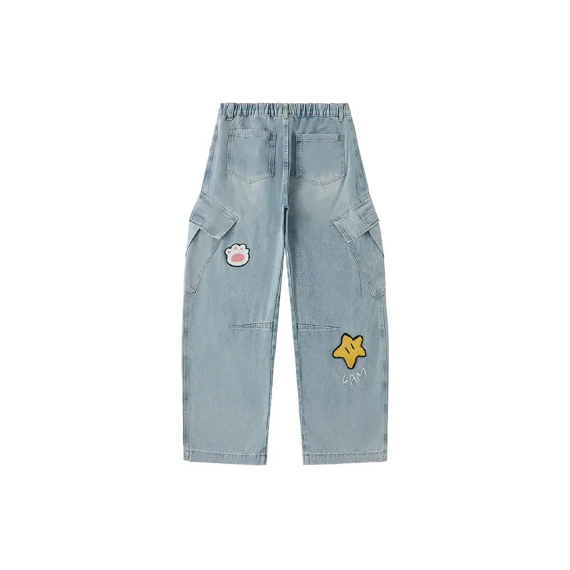 LAMLICKA Jeans Unisex Blue-1