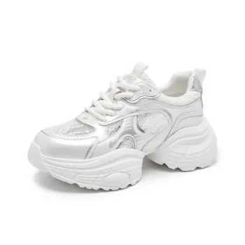 Xiangxiangli Wear Resistant Height Increasing Low Top Chunky Sneakers Women's