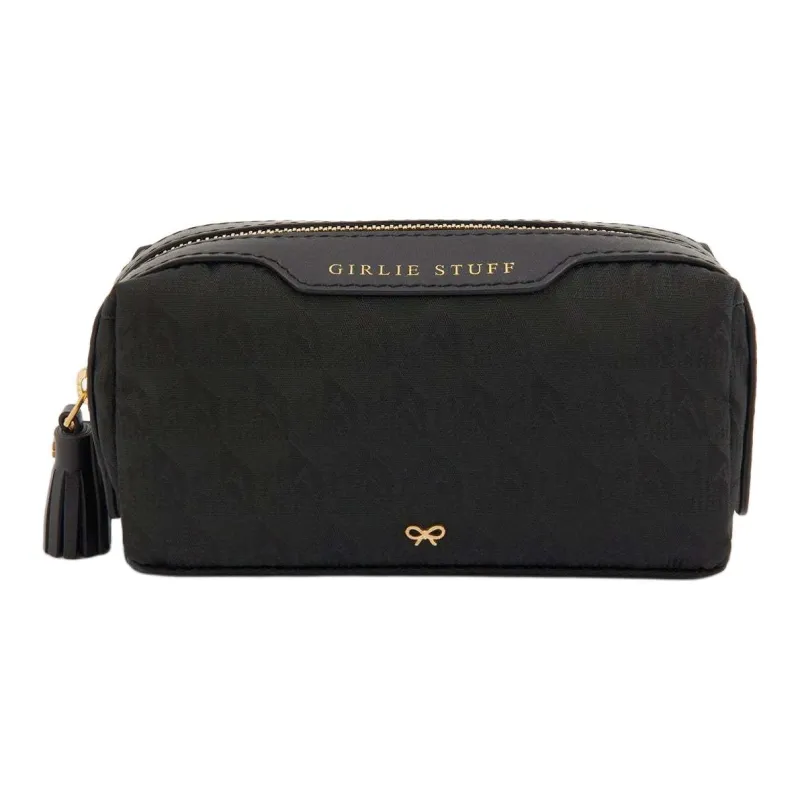 Anya Hindmarch Logo embroidered Make Up Bag-0