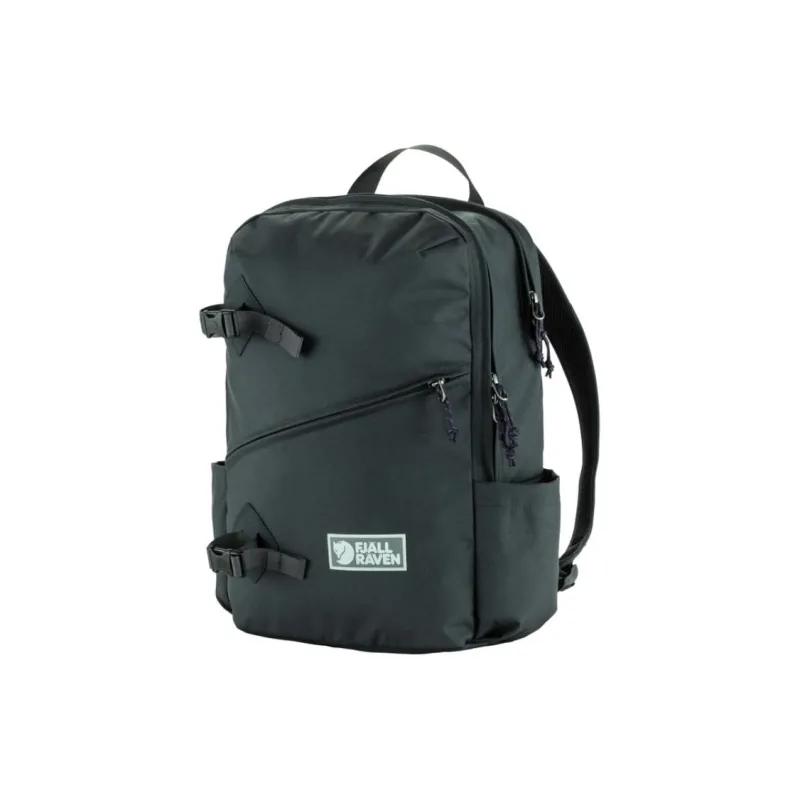 Fjallraven Recycled Polyamide Backpack Unisex Coal Black-1