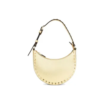 Valentino Rockstud Calfskin Shoulder Bag Mini Women's Gold