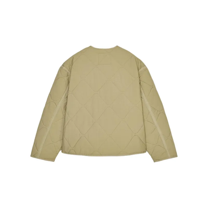ZARA Puffer Jacket Women's Light Camel-1