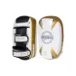 Professional Thickened Arc-Shaped Kick Pads/White Gold 1 Pack