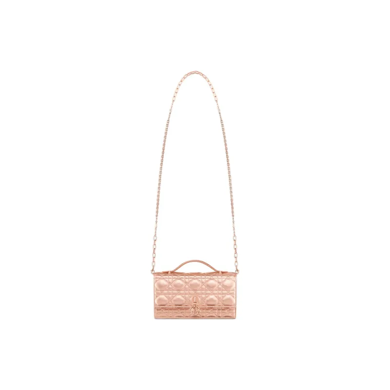 DIOR My Dior Calfskin Shoulder Bag Crossbody Bag Handbag Mini Women's Metallic-1