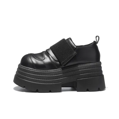 Komanic Ballet Flats Casual Single Shoes Women's Black