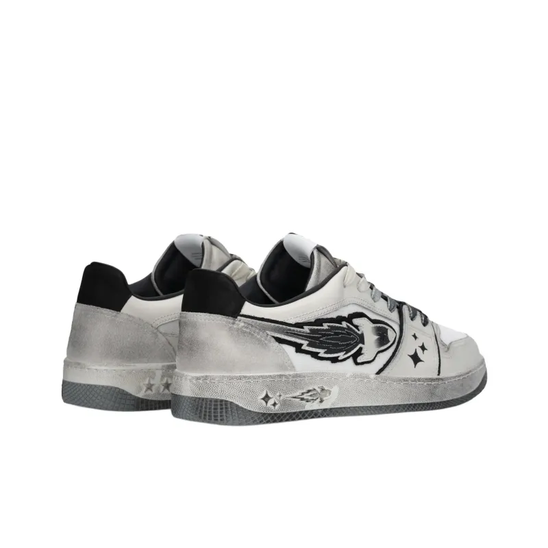 ENTERPRISE JAPAN Rocket Low-Top Skateboard Shoes Unisex Gray-3