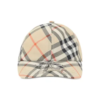 Burberry Polyester Baseball Caps Men's Brown