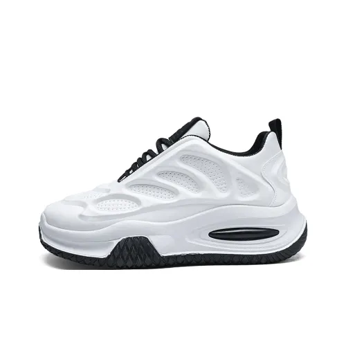JANECO Anti Slip Wear Resistant Low Top Chunky Sneakers Men's