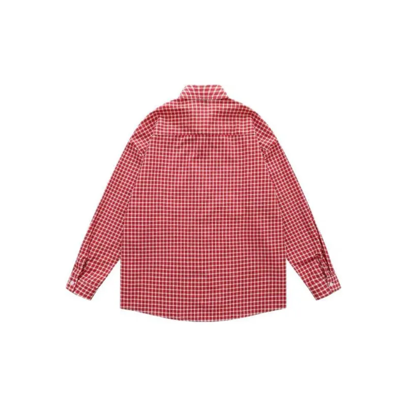 COVT Shirts Women's Red Plaid Shirt-1