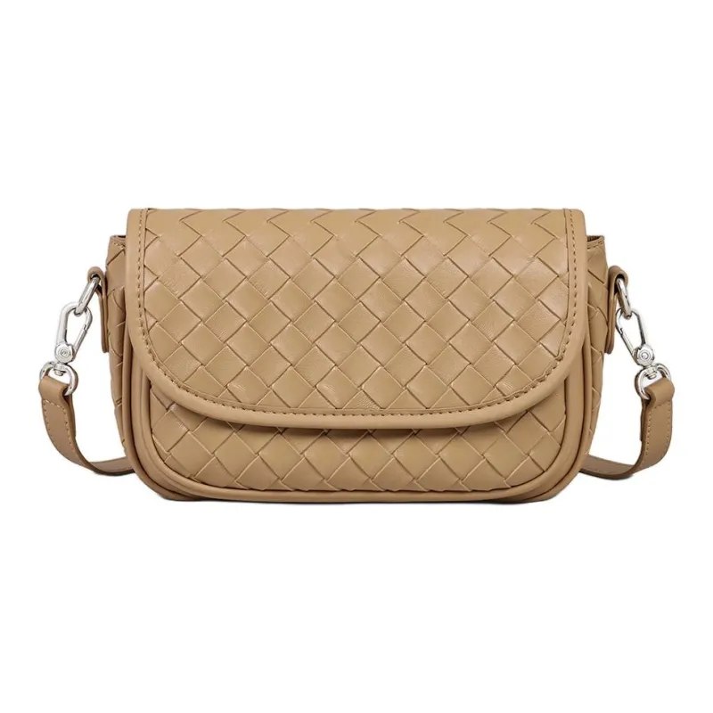 MILLIE'S Cow Leather Patchwork Synthetic Leather Crossbody Bag Women's Multicolor-8