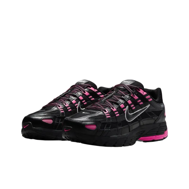 Nike P 6000 Pink Blast Metallic Silver Black Women's-2