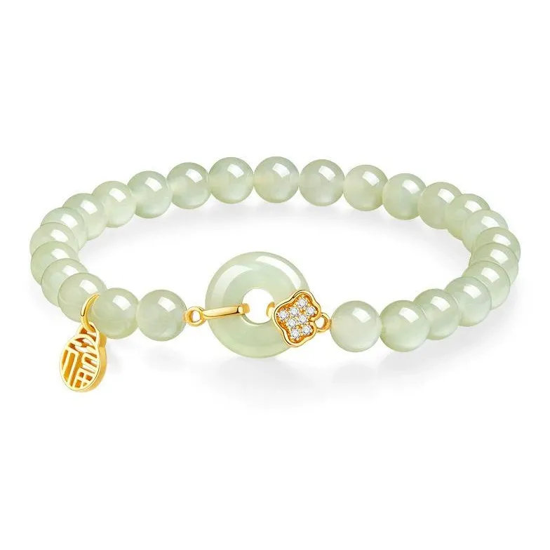 FUNILUOFU Chalcedony Bracelets Unisex-0