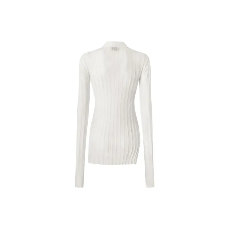 PINKO Ribbed knit Polo Shirt-1