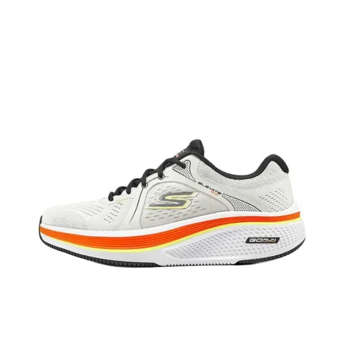 Skechers MEN'S GO Anti Slip Wear Resistant Low Top Casual Running Shoes Unisex White